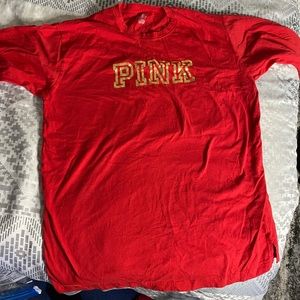 PINK campus long sleeve t shirt